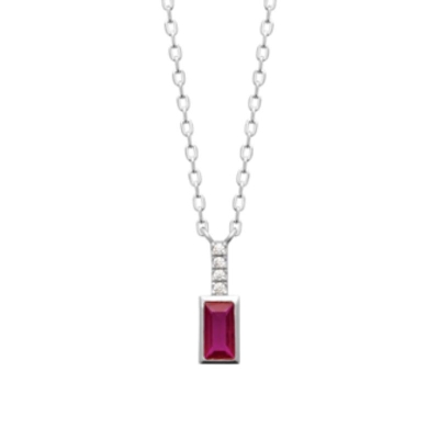 COLLIER ARGENT 925 RHODIE OZ PS