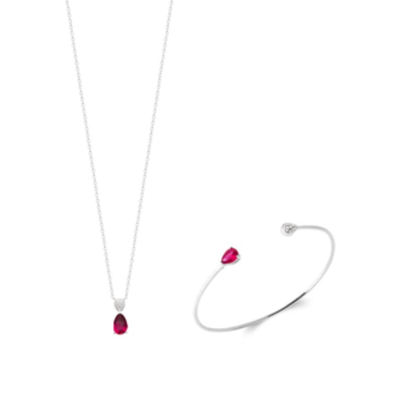 COLLIER ARGENT 925 RHODIE OZ PS