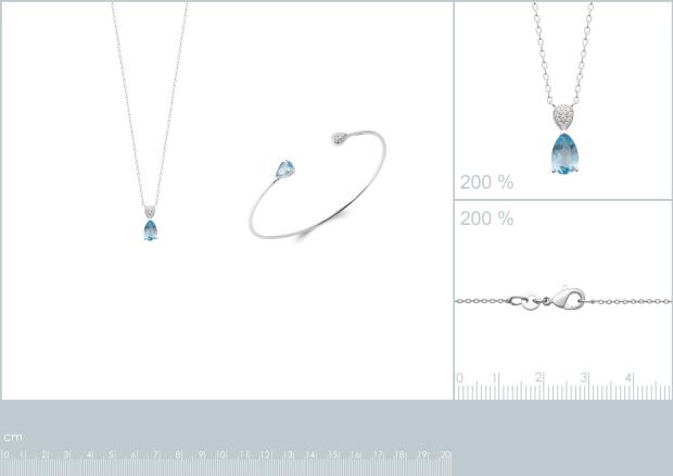 COLLIER ARGENT 925 RHODIE OZ PS - 8z7366045