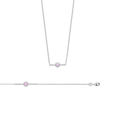 COLLIER ARGENT 925 RHODIE OZ PS