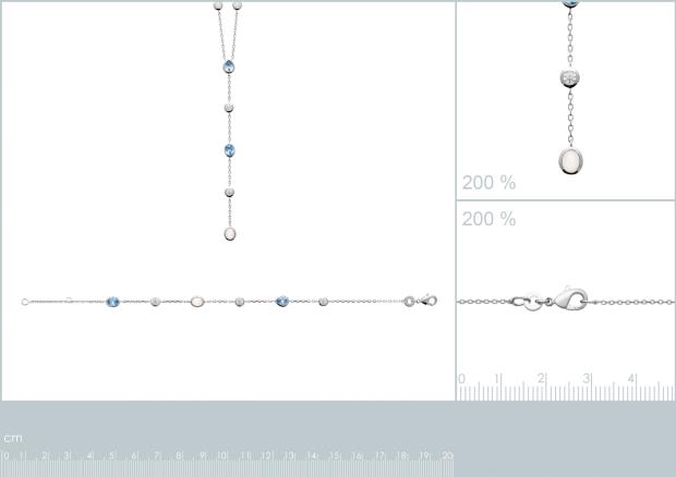 COLLIER ARGENT 925 RHODIE OZ PV - 8z7370045