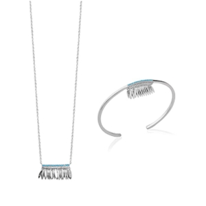 COLLIER ARGENT 925 RHODIE PS