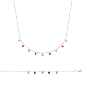 COLLIER ARGENT 925 RHODIE PS