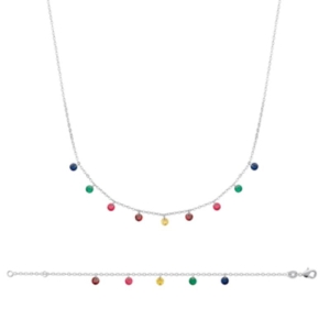 COLLIER ARGENT 925 RHODIE PS