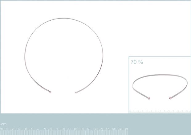 COLLIER ARGENT 925 RHODIE PS - 8z7193113