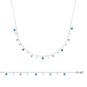 COLLIER ARGENT 925 RHODIE PS