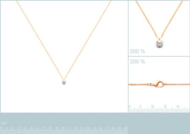 Collar Chapado Oro 18k. 3 Micras. Circonita - 9z7307645