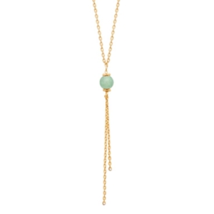 COLLIER PL-OR 750 3MIC AVENTURINE