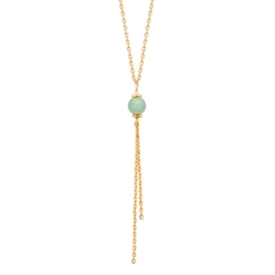 COLLIER PL-OR 750 3MIC AVENTURINE