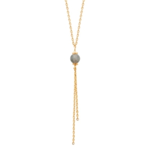 COLLIER PL-OR 750 3MIC LABRADORITE