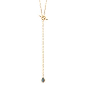 COLLIER PL-OR 750 3MIC LABRADORITE