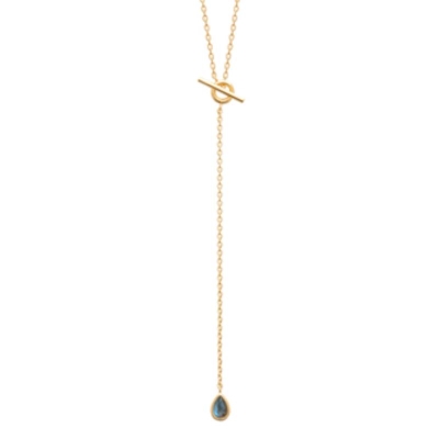 COLLIER PL-OR 750 3MIC LABRADORITE