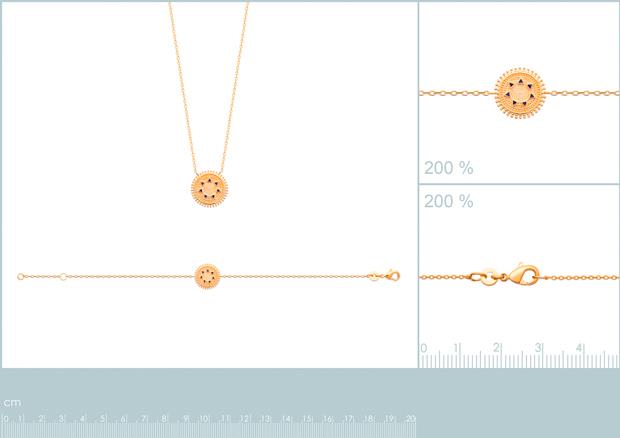 Collar Chapado Oro 18k. 3 Micras. Esmalte - 9z2171645