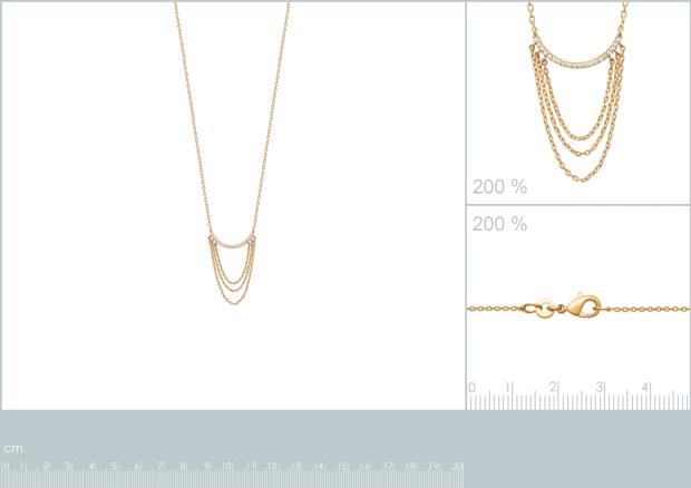 Collar Chapado Oro 18k. 3 Micras. Circonitar - 9z7361845