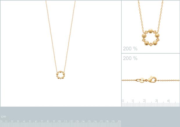 Collar Chapado Oro 18k. 3 Micras. Circonita - 9z7372345