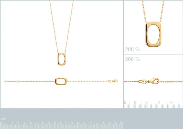 Collar Chapado Oro 18k. 3 Micras. Circonita - 9z7372845