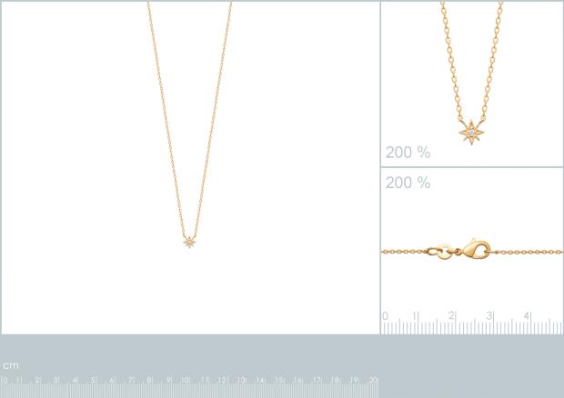 Collar Chapado Oro 18k. 3 Micras. Circonita - 9z7375045