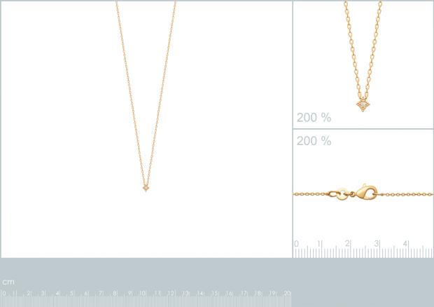 Collar Chapado Oro 18k. 3 Micras. Circonita - 9z7375145