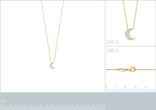 Collar Chapado Oro 18k. 3 Micras. Circonita - 9z7375445