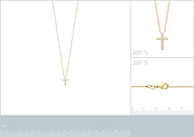 Collar Chapado Oro 18k. 3 Micras. Circonita - 9z7375545