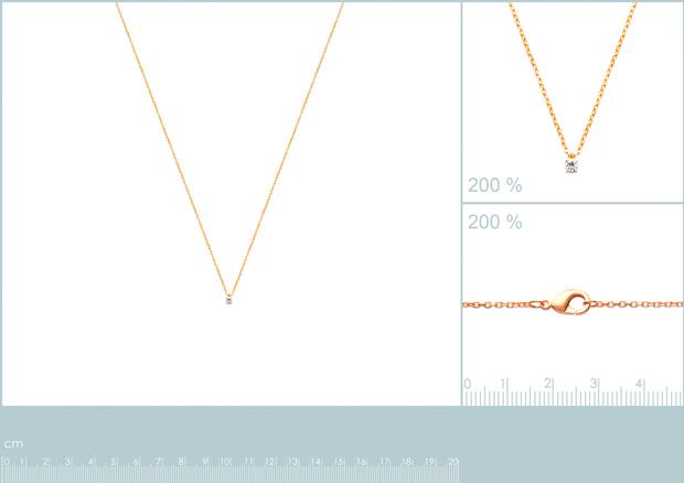 Collar Chapado Oro 18k. 3 Micras. Circonita - 9z7307345