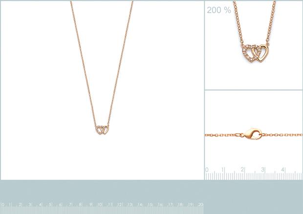 Collar Chapado Oro 18k. 3 Micras. Circonita - 9z7810042