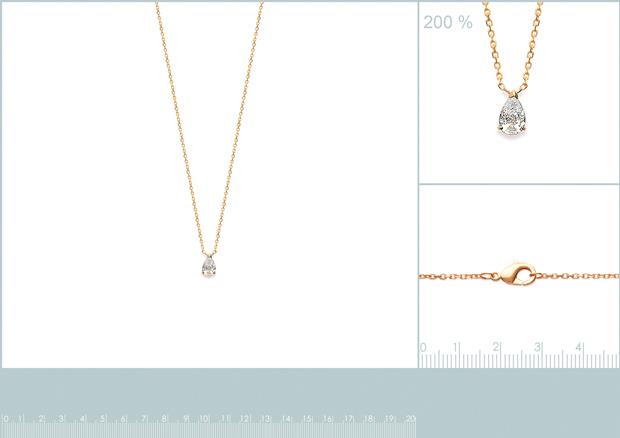 Collar Chapado Oro 18k. 3 Micras. Circonita - 9z7100345