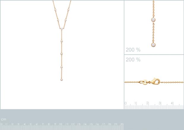 Collar Chapado Oro 18k. 3 Micras. Circonita - 9z7354745