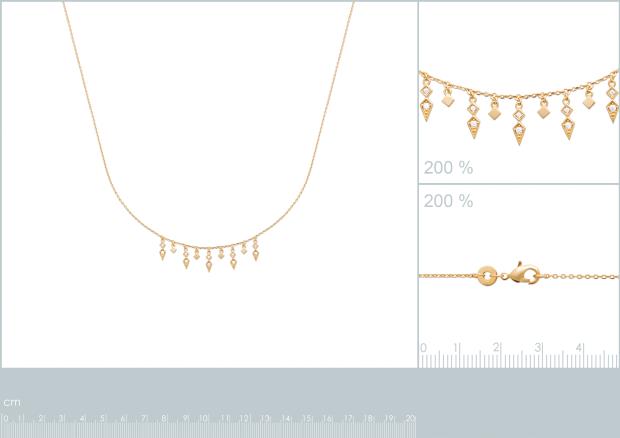 Collar Chapado Oro 18k. 3 Micras. Circonita - 9z7356445