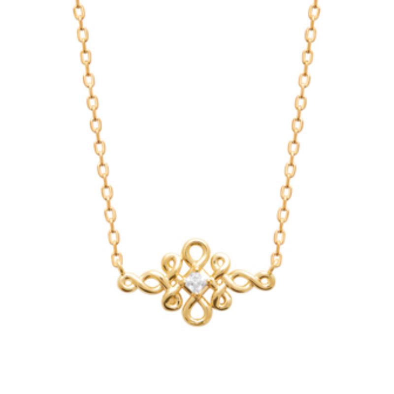 Collar Chapado Oro 18k. 3 Micras. Circonita - 9z7399345