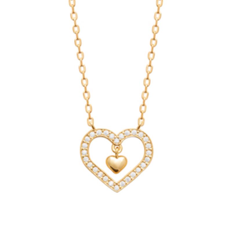 Collar Chapado Oro 18k. 3 Micras. Circonita - 9z7415745