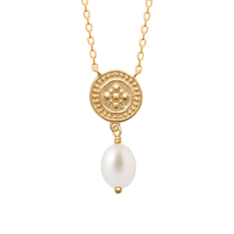 COLLIER PL-OR 750 3MIC PERLE DE CULTURE