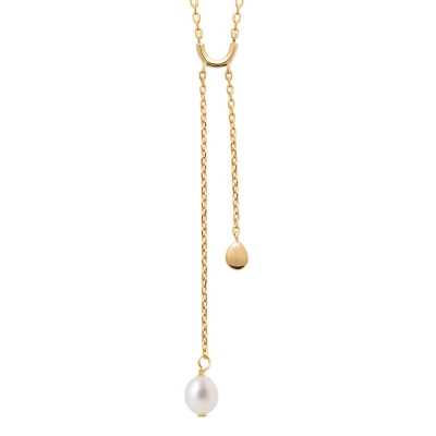 COLLIER PL-OR 750 3MIC PERLE DE CULTURE