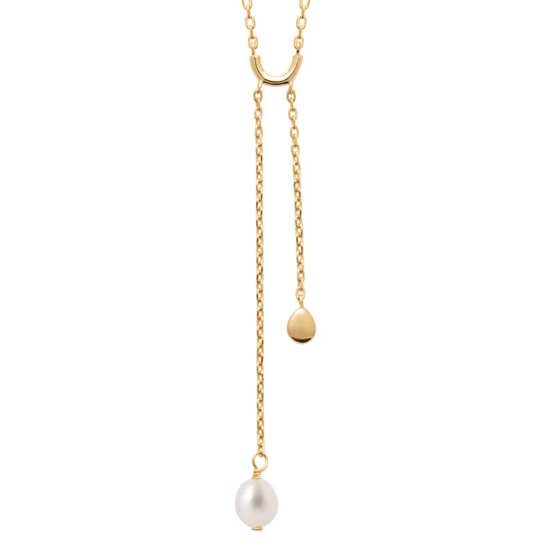 COLLIER PL-OR 750 3MIC PERLE DE CULTURE