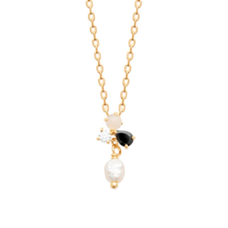 COLLIER PL-OR 750 3MIC PERLE DE CULTURE OZ