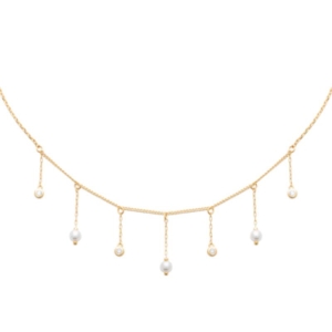 COLLIER PL-OR 750 3MIC PERLES IMIT