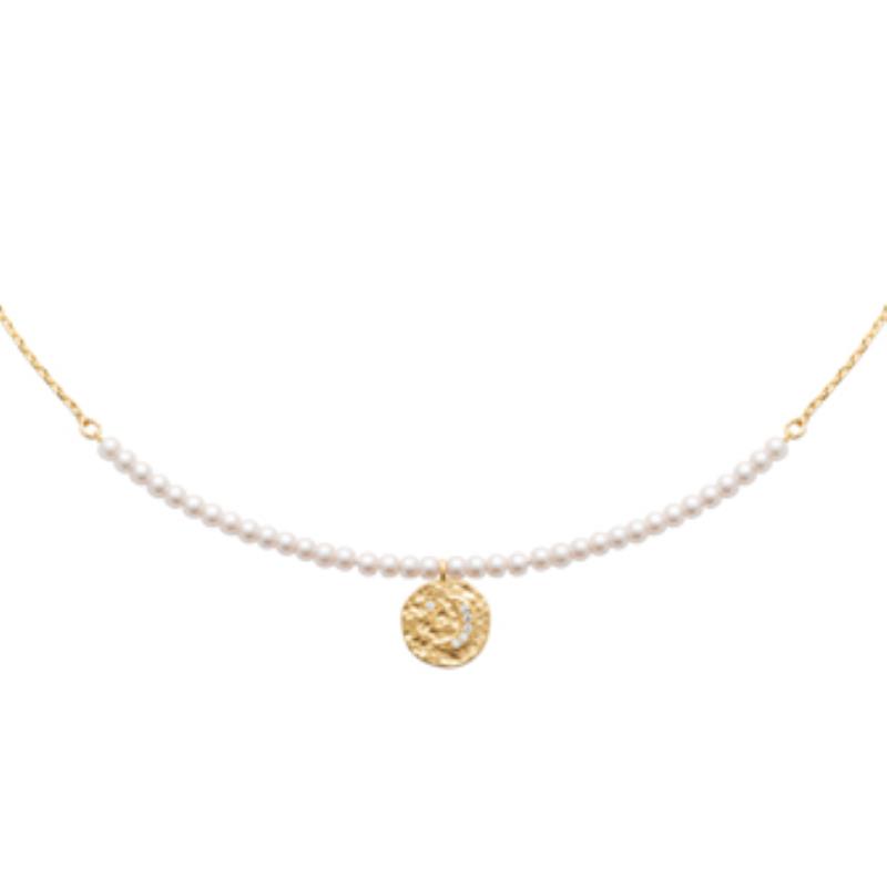 Collar Chapado Oro 18k. 3 Micras. Perlas - 9z7406645