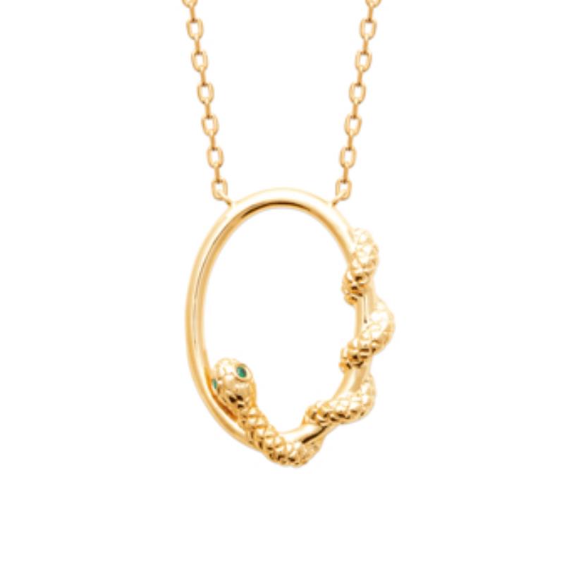 Collar y Brazalete Chapado Oro 18k. 3 Micras. Piedra Color - 9z7406145