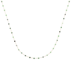 COLLIER PL-OR 750 3MIC RUBIS ZOISITE