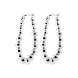 CREOLE ACIER PVD COULEUR ARGENT