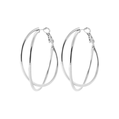 CREOLE ACIER PVD COULEUR ARGENT