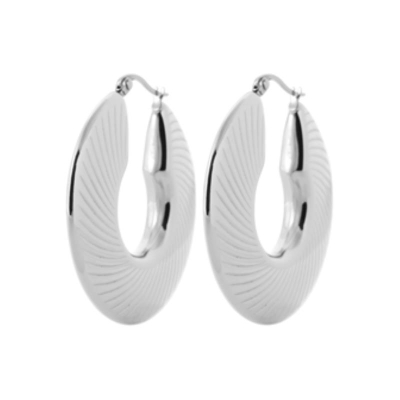 CREOLE ACIER PVD COULEUR ARGENT