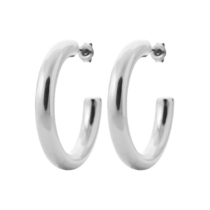 CREOLE ACIER PVD COULEUR ARGENT