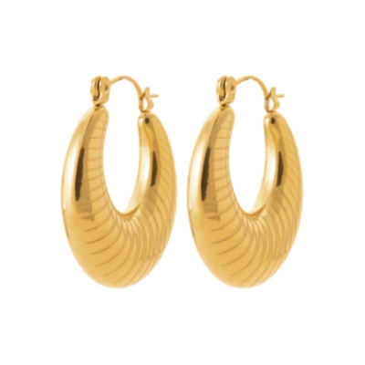 CREOLE ACIER PVD DORÉ