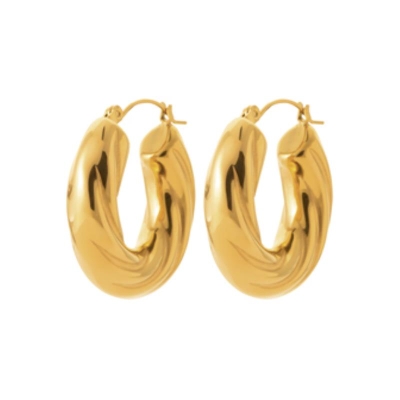 CREOLE ACIER PVD DORÉ