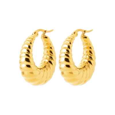 CREOLE ACIER PVD DORÉ