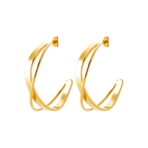 CREOLE ACIER PVD DORÉ