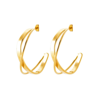 CREOLE ACIER PVD DORÉ