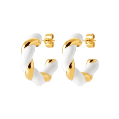 CREOLE ACIER PVD DORÉ LAQUE