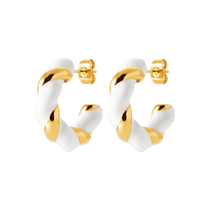 CREOLE ACIER PVD DORÉ LAQUE